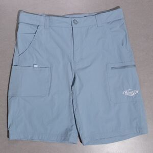 Palmyth Cargo Shorts Performance Fishing Outdoors Utility Quick Dry UPF Blue XL
